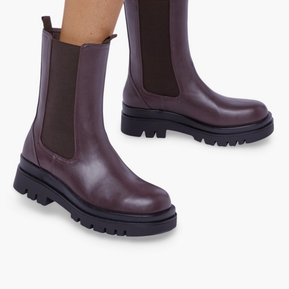 JustFab Brown Ankle Boots